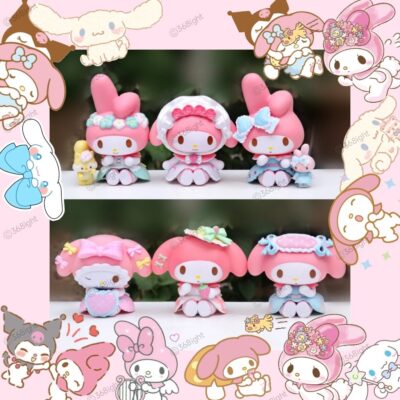 Melody 茶話會系列公主迷利桌面汽車figure模型手辦